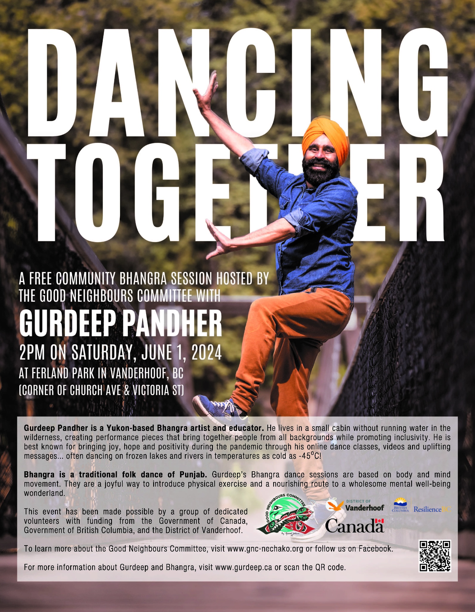 Gurdeep Poster for Community Sat June 1