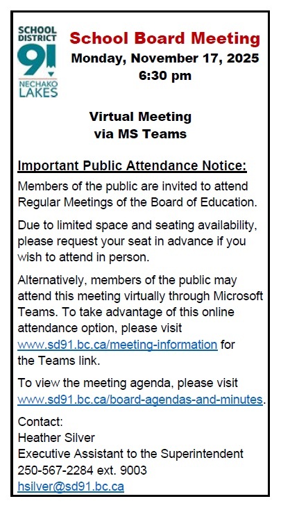 BM Announcement November 17 2025