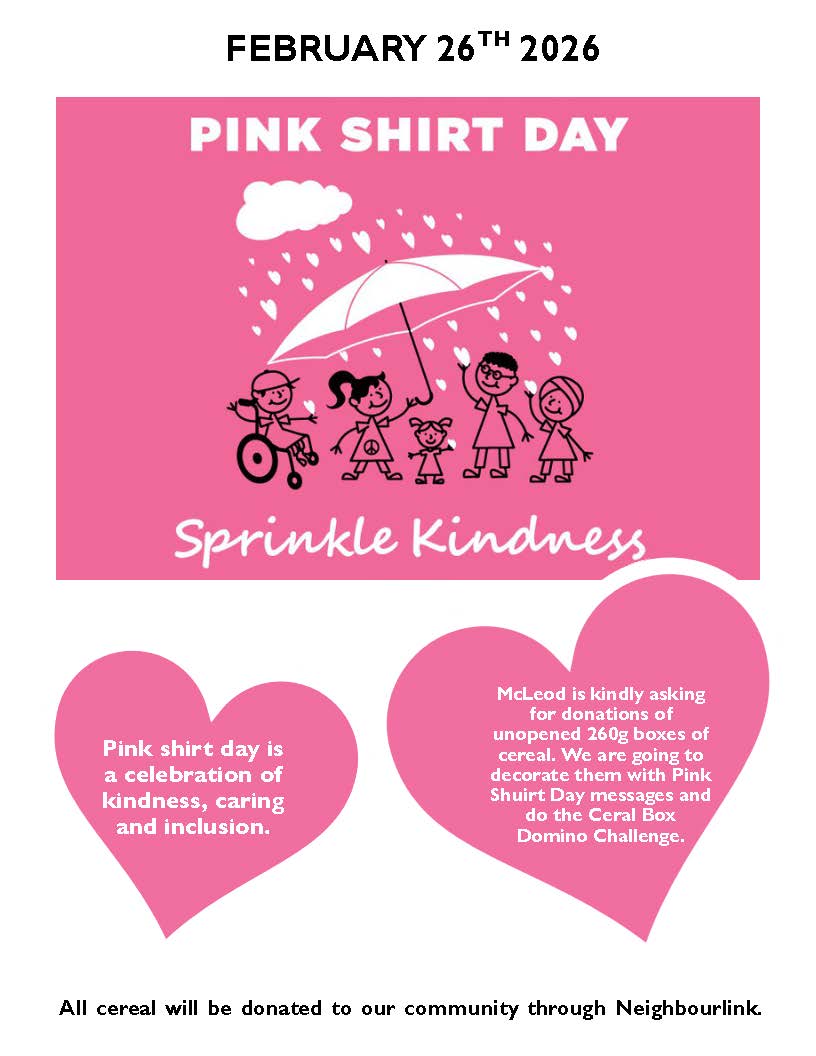 Pink Shirt Day 2026 Poster (White)